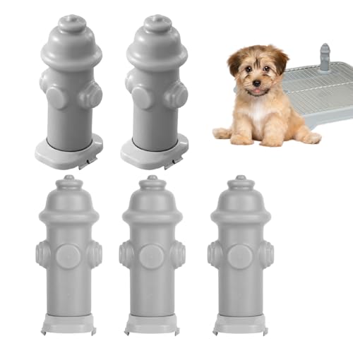 ZHUMCCY Attrappe Feuerhydrant Für Hunde Zum Pinkeln, 5X Urinspender Für Hunde Im Haushalt, Realistisches Hundezubehör Als Gartendekoration Für Welpen Mit Rasen- Und Wohnbereichfunktion von ZHUMCCY
