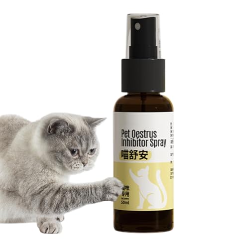 ZHUMCCY Beruhigende Pheromone für Katzen, 50 ml, schnell Stressspray – Nebel hilft Stress abzubauen, zu bekämpfen, zu verstecken, für Zuhause, Reisen, Tierarztbesuche ZHUMCCY Beruhigende Pheromone für Katzen, 50 ml, schnell Stressspray – Nebel hilft Stress abzubauen, zu bekämpfen, zu verstecken, für Zuhause, Reisen, Tierarztbesuche von ZHUMCCY