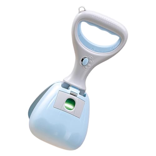 ZHUMCCY Haustierkotschaufel – tragbare Welpenstreuschaufel, Katzenstreu-Picker, integrierte Aufbewahrungstasche, Schaufel mit ergonomischem Griff für Campingausflüge von ZHUMCCY