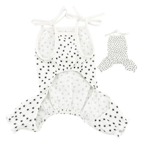 ZHUMCCY Hundehemd für kleine Rasse, Hundesummerkleid - Haustierkleidung für kleine Hunde - Bequemer Gurtrock Welpe süß lustig für mittlere Rassen französische Bulldogge Bichon von ZHUMCCY