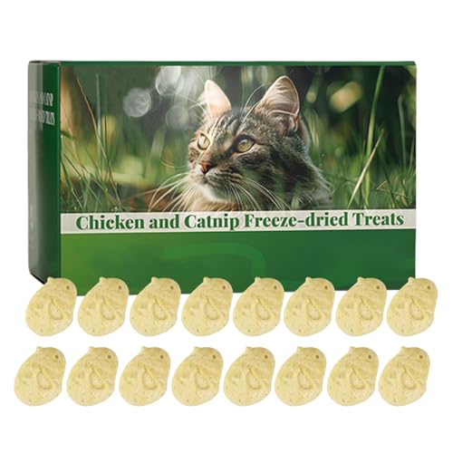 ZHUMCCY Katzen-Snack-Sticks | 16X Zahnreinigungs Snacks,Essbare Katzenkauartikel Zur Verdauung & Zahnpflege Einzelverpackt von ZHUMCCY