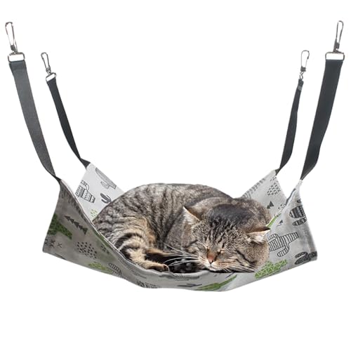 ZHUMCCY Katzenbett für den Winter, atmungsaktive Käfig-Katzen-Hängematte, kaltes Wetter, warme Kätzchen-Hängematte zum Spielen, Schlafen, Ausruhen, Nickerchen ZHUMCCY Katzenbett für den Winter, atmungsaktive Käfig-Katzen-Hängematte, kaltes Wetter, warme Kätzchen-Hängematte zum Spielen, Schlafen, Ausruhen, Nickerchen von ZHUMCCY