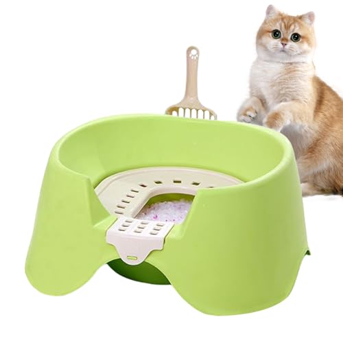 ZHUMCCY Katzenklo - Katzenstreuschale Für Kätzchen | Offenes Design mit hohen Seitenwänden für Katzen und Kleintiere für Haushalt und Innenbereich ZHUMCCY Katzenklo - Katzenstreuschale Für Kätzchen | Offenes Design mit hohen Seitenwänden für Katzen und Kleintiere für Haushalt und Innenbereich von ZHUMCCY