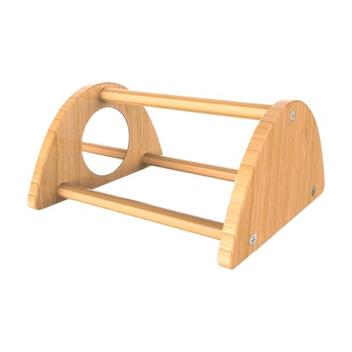 ZHUMCCY Küken Sitzstange Für Kükenheim,Küken Standplatz mit Spielstange - Interaktiver Hühner Trainingsstand Aus Holz Mit Spiegel Für Hühner von ZHUMCCY