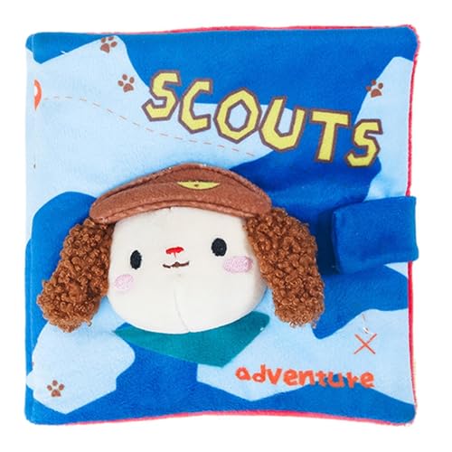 ZHUMCCY Quietschendes Hundespielzeug | Welpen-Puzzlebuch | Hundespielzeug mit Quietschelement, interaktives, unzerstörbares Haustierspielzeug für den Innenbereich, zum Kauen und Selbstunterhaltung ZHUMCCY Quietschendes Hundespielzeug | Welpen-Puzzlebuch | Hundespielzeug mit Quietschelement, interaktives, unzerstörbares Haustierspielzeug für den Innenbereich, zum Kauen und Selbstunterhaltung von ZHUMCCY