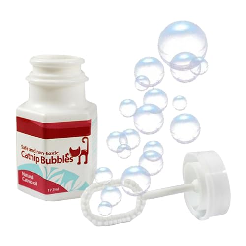 ZHUMCCY Seifenblasen Mit Katzenminze Geschmack, Katzenminze Bläschen Lustiges Catnip Bubble Katzenminze Spielzeug Interaktives Kätzchen Spielzeug Für Drinnen, Draußen, 17,7 Ml ZHUMCCY Seifenblasen Mit Katzenminze Geschmack, Katzenminze Bläschen Lustiges Catnip Bubble Katzenminze Spielzeug Interaktives Kätzchen Spielzeug Für Drinnen, Draußen, 17,7 Ml von ZHUMCCY