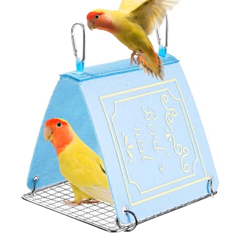 ZHUMCCY Vogel Hängematte,Vogelnest Hängematte Für Sommer - Kühlende Sommerhöhle Käfigzubehör Für Conure Kanarienvogel Unzertrennlichen Schlaf von ZHUMCCY