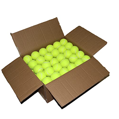 ZHUOKECE Tennisbälle, 90 Stück, Trainingsbälle, Übungsbälle, Haustiere, Hundespielbälle, geeignet für Anfängertrainingsball (Grün) von ZHUOKECE