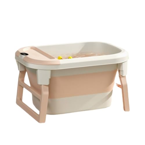 Hundebadewanne tragbare zusammenklappbare Badewanne mit Wasserablassschraube for Waschen von Haustieren zusammenklappbare platzsparende Design-Badewannen aus Kunststoff for Welpen kleine Hunde und Kat von ZHXQRP