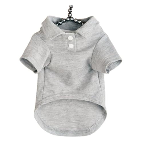 Hundekleidung Warme Jacke Katzenbekleidung Haustierhemd Mantel for Welpen Kätzchen Kleine Mittelgroße Hunde Katzen Pullover(Gray,M) von ZHXQRP