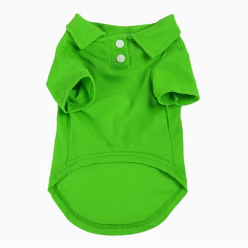 Hundekleidung Warme Jacke Katzenbekleidung Haustierhemd Mantel for Welpen Kätzchen Kleine Mittelgroße Hunde Katzen Pullover(Green,M) von ZHXQRP