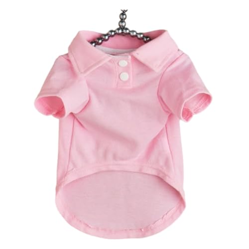 Hundekleidung Warme Jacke Katzenbekleidung Haustierhemd Mantel for Welpen Kätzchen Kleine Mittelgroße Hunde Katzen Pullover(Pink,M) von ZHXQRP