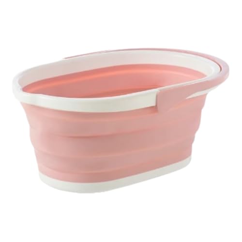 ZHXQRP Hundebadewanne Tragbare Badewanne an der Wand Montiert mit Handschlaufe Benutzerfreundlichkeit for Welpen kleine Hunde Katzen(Pink) von ZHXQRP