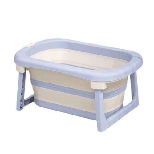 ZHXQRP Multifunktionale Faltbare Haustierbadewanne mit Abflussloch Hunde-und Katzenbadewanne Tragbares Platzsparendes Design(Blue) von ZHXQRP
