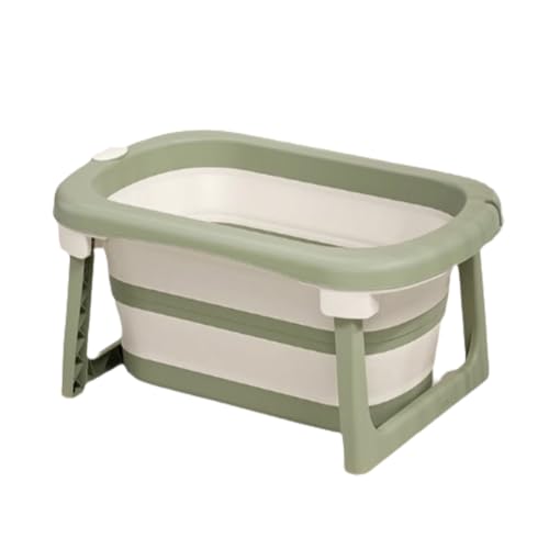 ZHXQRP Multifunktionale Faltbare Haustierbadewanne mit Abflussloch Hunde-und Katzenbadewanne Tragbares Platzsparendes Design(Green) von ZHXQRP