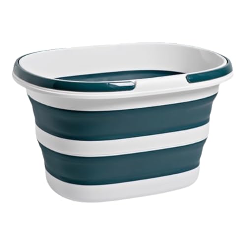 ZHXQRP Multifunktionale Faltbare Haustierbadewanne mit Dicker Lsolierung Hundepool Tragbare Badewanne an der Wand Montiert für Welpen kleine Hunde Katzen(Blue) von ZHXQRP