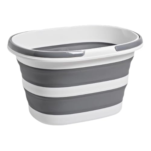 ZHXQRP Multifunktionale Faltbare Haustierbadewanne mit Dicker Lsolierung Hundepool Tragbare Badewanne an der Wand Montiert für Welpen kleine Hunde Katzen(Gray) von ZHXQRP