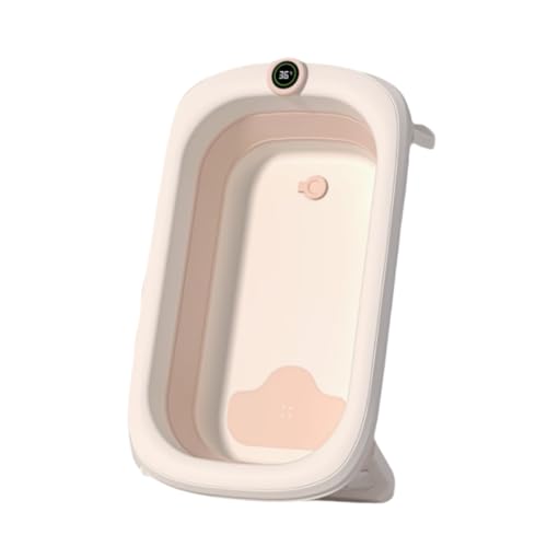 ZHXQRP Multifunktionale Zusammenklappbare Haustier Badewanne mit Badenetz und Badematte Große Kapazität Hundebadewanne für Kleine Mittelgroße Katzen Hunde(Brown) von ZHXQRP