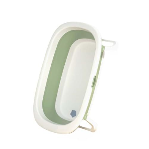 ZHXQRP Multifunktionaler Faltbarer Hundepool mit Ablaufloch Tragbares Platzsparendes Design Zusammenklappbar Hundebadewanne für Welpen Kleine Hunde Katzen(Green) von ZHXQRP