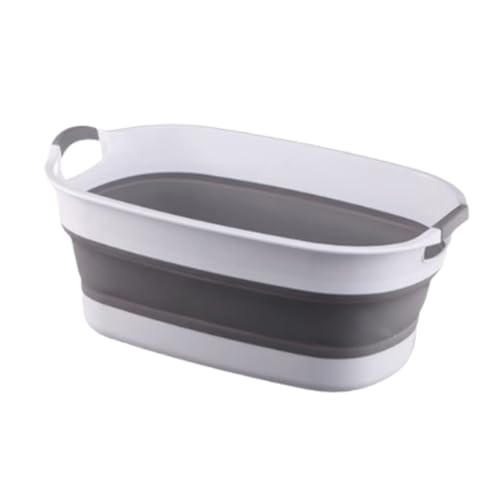 ZHXQRP Tragbare Badewanne mit Abflussloch Einfache und Reinigen Bedienung for Welpen Kleine Hunde Katzen Hundebadewanne(Gray) von ZHXQRP