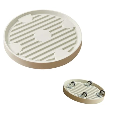 Rollender Pflanzenständer,Rund Rollbrett Pflanzen,Untersetzer Mit Rollen Für Pflanzentopf,Kunststoffe Pflanzenroller,Pflanzenständer rund Blumentopf,Pflanzenroller Outdoor,Rollbrett pflanzen (Beige) Rollender Pflanzenständer,Rund Rollbrett Pflanzen,Untersetzer Mit Rollen Für Pflanzentopf,Kunststoffe Pflanzenroller,Pflanzenständer rund Blumentopf,Pflanzenroller Outdoor,Rollbrett pflanzen (Beige) von ZHYUAN