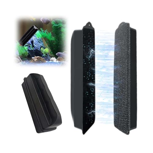 ZHYUAN Magnetisches Reinigungswerkzeug,Reinigungs Magnet Bürste,Magnetische Reinigungsbürste für Aquarien,Aquarium Magnetbürste,Magnetbürsten Reinigungsbürste,Fish Tank Scheibenreiniger Magnetischer von ZHYUAN