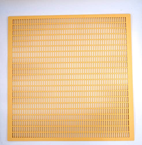 ZI Zschopautaler Imker Kunststoff Absperrgitter Rundgitter Dadant/Blatt 500 x 500 mm von ZI Zschopautaler Imker