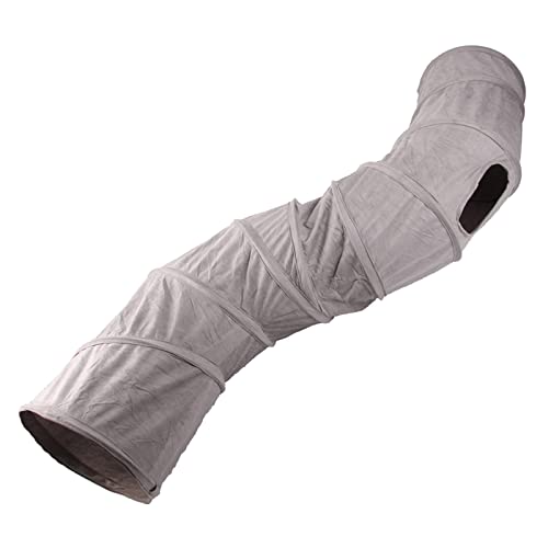Plüsch Pet Tunnel Katze Hideaway Tunnel PlayTube Spielzeug Langlebige Katzenschlaftunnel Bett Playent Interactive Innenkatze Geschenk von ZIDDAR