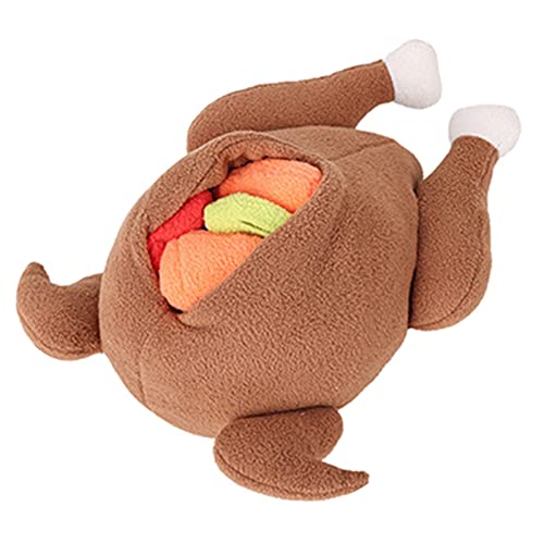 Hundeplüschspielzeug Snuffle Gegrilltes Hühnchen Interaktive Verstecken Und Suche Futterfutterkauenspielzeug Die Stress Lindern Die Sich Für Die Gesundheit Verbessert Hundeplüschspielzeug Snuffle Gegrilltes Hühnchen Interaktive Verstecken Und Suche Futterfutterkauenspielzeug Die Stress Lindern Die Sich Für Die Gesundheit Verbessert von ZIDDAR