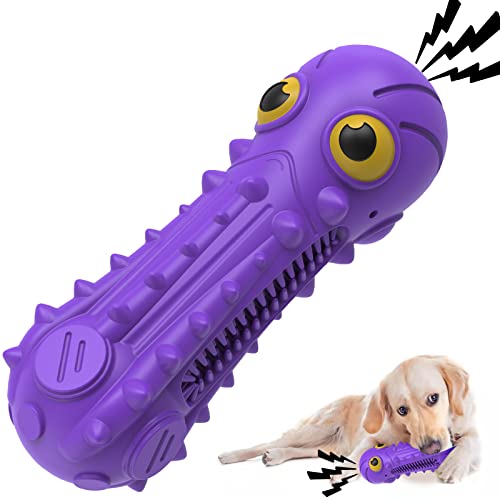 ZIKATON Quietschendes Hundespielzeug für aggressive Kauer, unzerstörbares Kauspielzeug für große und mittelgroße Hunde, unzerstörbares Hundespielzeug, robustes und langlebiges Hundespielzeug mit von ZIKATON