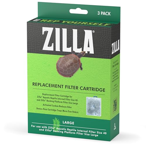 ZILLA Basking Plattform Ersatz-Filterkartuschen für Aquarium, 3 Stück, Large von ZILLA