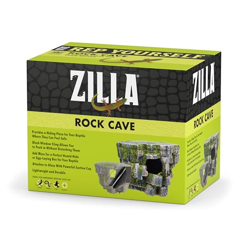 ZILLA Vertikale Dekoration Felsenhöhle, 22,2 x 14,9 x 18,4 cm, Grau von ZILLA