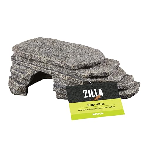 Zilla Terrarium, Grau, Größe M - Natürlich - Naturstein - Reptilienhaus für Schildkröten Zilla Terrarium, Grau, Größe M - Natürlich - Naturstein - Reptilienhaus für Schildkröten von ZILLA