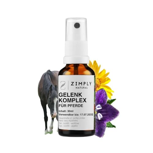 ZIMPLY NATURAL für Pferde, Gelenk Spray, pflanzliches Mittel bei Gelenk Beschwerden für Ihr Pferd, natürlich, sanft & effektiv, 30 ml von ZIMPLY NATURAL