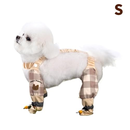 Wasserdicht Hund Stiefel Regen Stiefel Mit Hosenträger, 2025 Neue Outdoor Staub-Proof Hosen für Hunde C5L9 Adjustab Schmutzig-Beweis Hund Ärmeln von ZIRYXQ