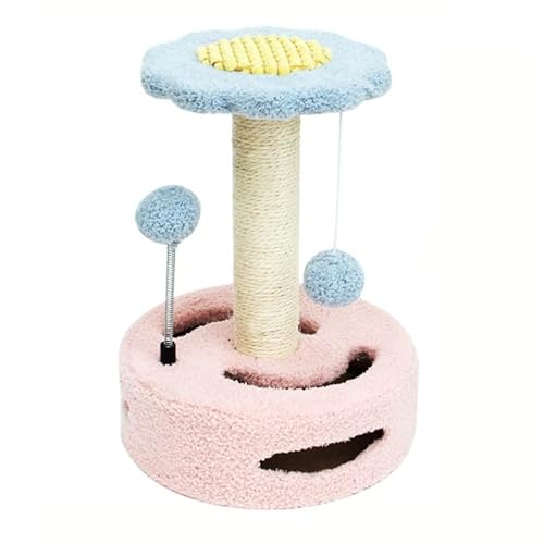 Katzenkletterbaum, Katzenklettergerüst, kleines Katzenspielzeug, Katzenkratzbrett, Katzensprungplattform, kreative Sonnenblume, Sisal, Katzenkratzbaum, Katzenzubehör, Katzenbaum, Katzenturm (Farbe: Katzenkletterbaum, Katzenklettergerüst, kleines Katzenspielzeug, Katzenkratzbrett, Katzensprungplattform, kreative Sonnenblume, Sisal, Katzenkratzbaum, Katzenzubehör, Katzenbaum, Katzenturm (Farbe: von ZITTRO