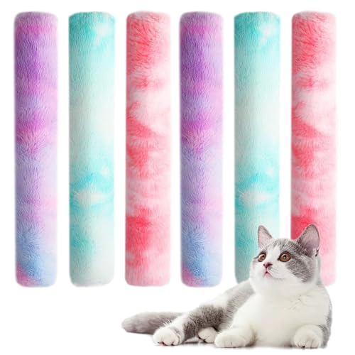 ZITUZY 6 Stück Katzenminze Kissen, katzenspielzeug, Katzenspielzeug mit Katzenminze, Baldrian Kissen für Katzen, für Indoor Geeignet zum Necken und Trösten von Katzen von ZITUZY