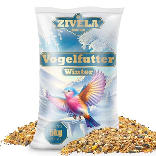 5 kg Streufutter | Vogelfutter für Winter wildvögel | Vogelfutter Wildvogelfutter Fettfutter Premium Mischung | Streufutter für Wildvögel für kalte Tage 5 kg 5 kg Streufutter | Vogelfutter für Winter wildvögel | Vogelfutter Wildvogelfutter Fettfutter Premium Mischung | Streufutter für Wildvögel für kalte Tage 5 kg von ZIVELA