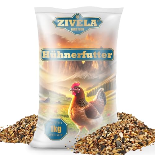 ZIVELA 1kg Hühnerfutter Geflügelkörnerfutter Körnerfutter | Geflügelfutter für Hühner, Gänse, Enten Non-GMO, 100% natürlich | Körnermischung 1 kg ZIVELA 1kg Hühnerfutter Geflügelkörnerfutter Körnerfutter | Geflügelfutter für Hühner, Gänse, Enten Non-GMO, 100% natürlich | Körnermischung 1 kg von ZIVELA