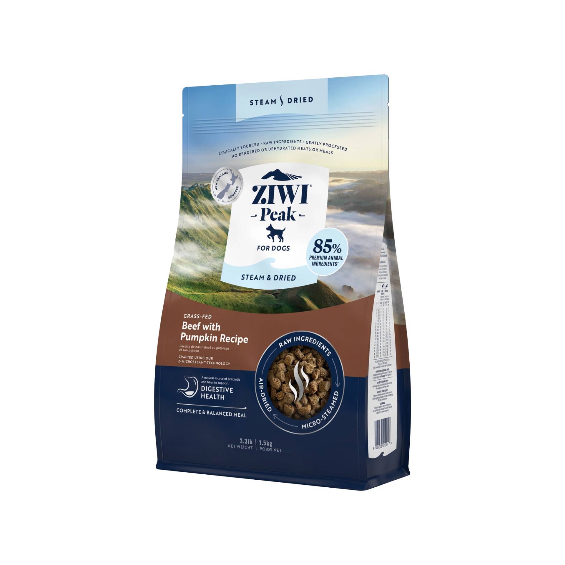 Ziwi Peak Steam & Dried Hundefutter - Rind - 1,5 kg Ziwi Peak Steam & Dried Hundefutter - Rind - 1,5 kg von ZIWI Peak