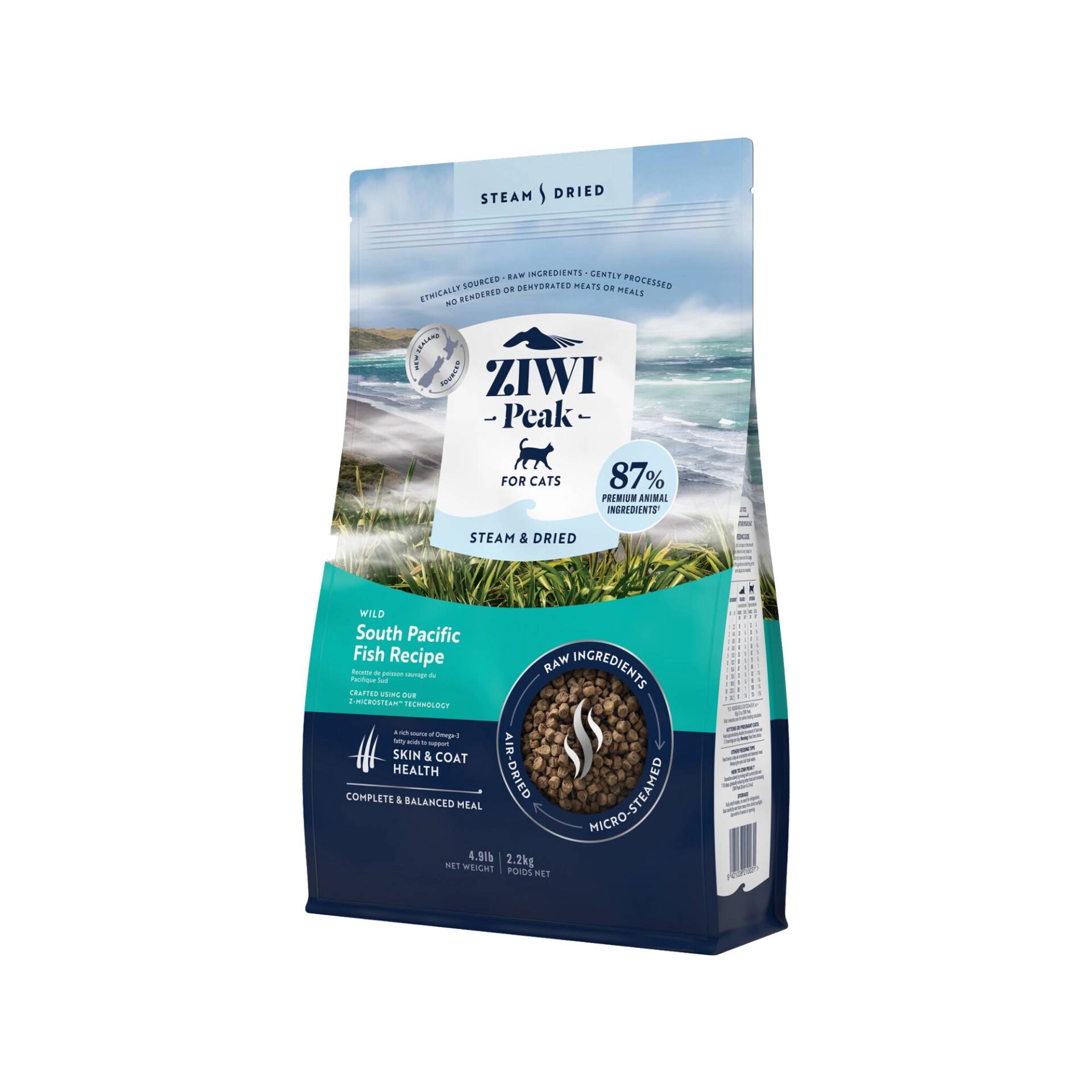 Ziwi Peak Steam & Dried Katzenfutter - Fisch - 2,2 kg Ziwi Peak Steam & Dried Katzenfutter - Fisch - 2,2 kg von ZIWI Peak