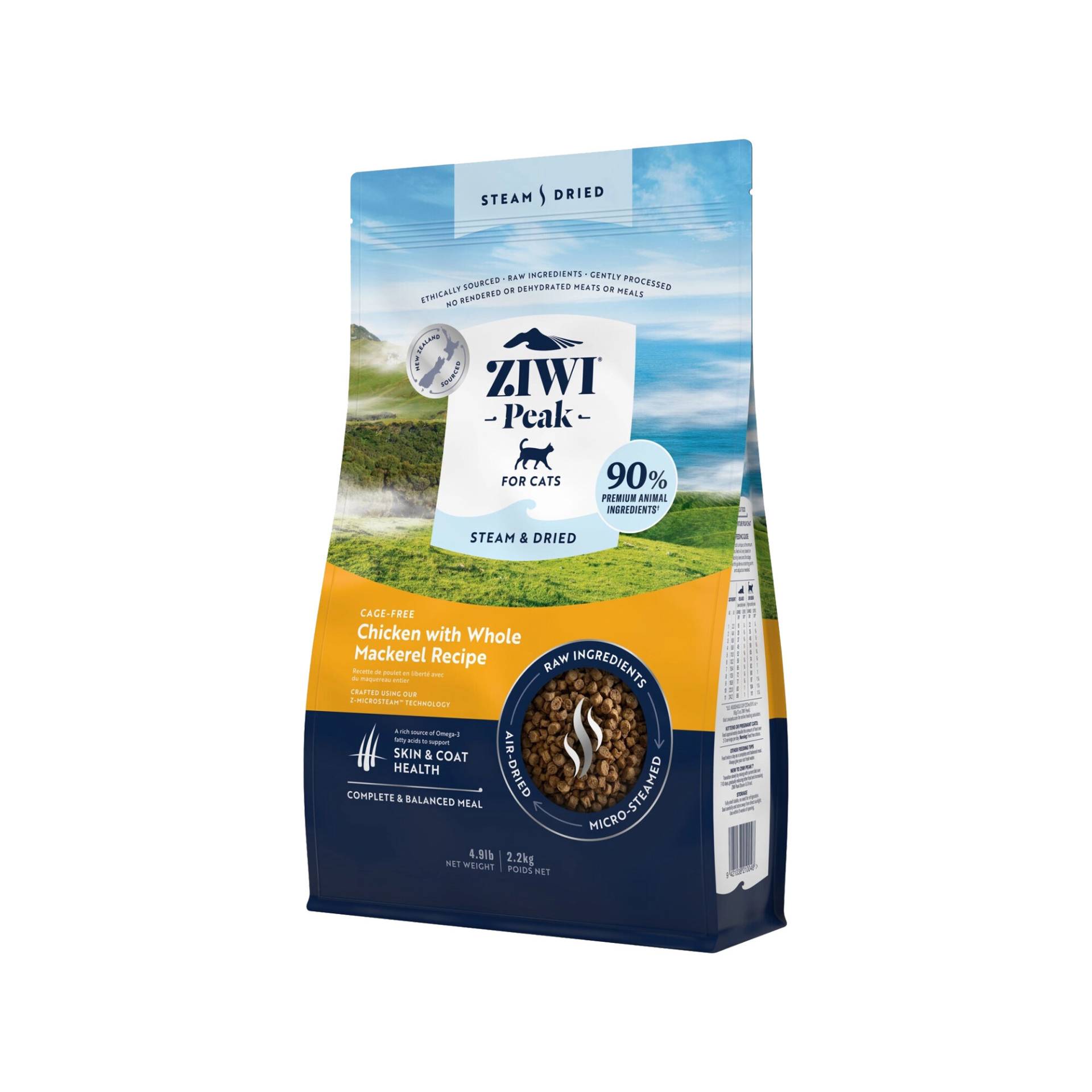 Ziwi Steam & Dried Katzenfutter - Huhn - 2,2 kg von ZIWI Peak