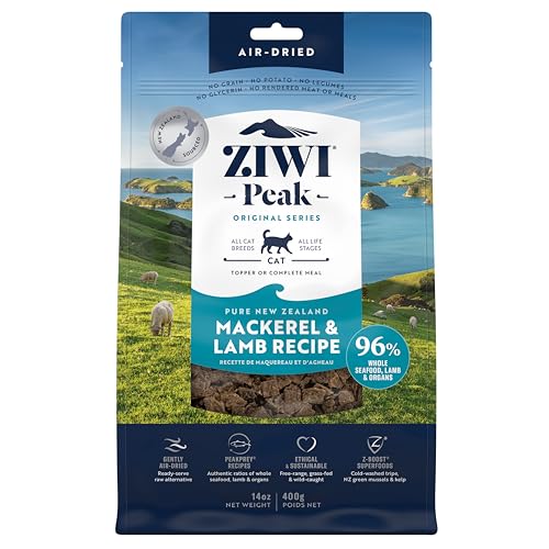 Ziwi Peak Katzenfutter, Beutel, mit Makrele und Lamm, 400 g (1er Pack) von ZIWI