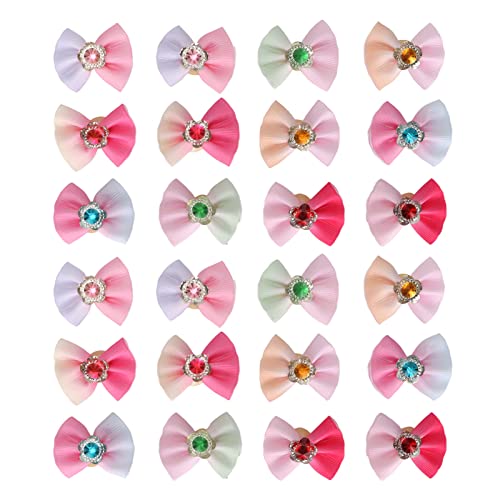 24 pcs süße stilvolle Haustierhaarbogen mit Gummiband für Hunde Katzen Puppen Mädchen 24 pcs süße stilvolle Haustierhaarbogen mit Gummiband für Hunde Katzen Puppen Mädchen von ZIXINNKC