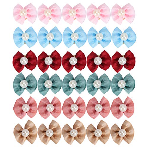 ZIXINNKC 30pcs niedliche Haustierhund Haar Bögen Schöne Bogenknoten -Pflegezubehör für Hunde Katzen Party Hochzeit ZIXINNKC 30pcs niedliche Haustierhund Haar Bögen Schöne Bogenknoten -Pflegezubehör für Hunde Katzen Party Hochzeit von ZIXINNKC