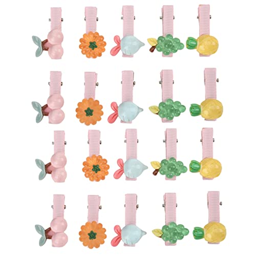 ZIXINNKC Pet Fruit Hair Clip Set 20pcs farbenfrohe Harz Haarnadeln für Pet Wewing Partys Hochzeiten ZIXINNKC Pet Fruit Hair Clip Set 20pcs farbenfrohe Harz Haarnadeln für Pet Wewing Partys Hochzeiten von ZIXINNKC