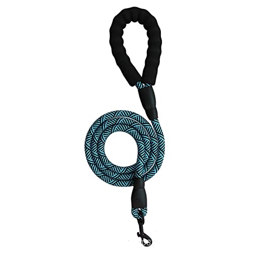 Hundegeschirr Verstellbares Geschirr for Hunde und Katzen mit Leine, reflektierend und atmungsaktiv, for kleine und große Hundegeschirre, Weste, Heimtierbedarf (Color : Blue Rope, Size : S) von ZJCNHY