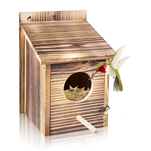 Vogelhaus Aus Holz, Hängendes Vogelnest,Vogelhaus Für Den Garten,Vogelkästen Für Rotkehlchen,Vogelvoliere Aus Holz,Blaumeise,Kohlmeisen,Wellensittiche,Wildvögel Im Freien Vogelhaus Aus Holz, Hängendes Vogelnest,Vogelhaus Für Den Garten,Vogelkästen Für Rotkehlchen,Vogelvoliere Aus Holz,Blaumeise,Kohlmeisen,Wellensittiche,Wildvögel Im Freien von ZJILIXIA