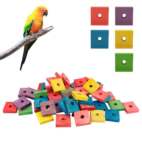 ZJIVQO Buntes Papageienkauspielzeug, Sittichkäfig, Beißspielzeug, Sittichkäfig, Beißspielzeug, perfekt für Kakadus, afrikanische graue Amazonas-Papageien, große, mittelgroße Papageienvögel, 50 Stück ZJIVQO Buntes Papageienkauspielzeug, Sittichkäfig, Beißspielzeug, Sittichkäfig, Beißspielzeug, perfekt für Kakadus, afrikanische graue Amazonas-Papageien, große, mittelgroße Papageienvögel, 50 Stück von ZJIVQO
