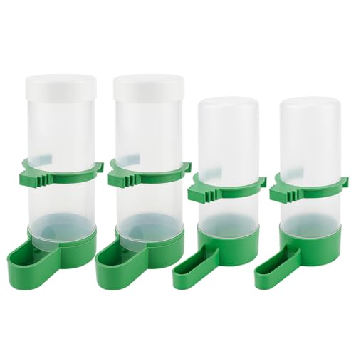 ZJIVQO Vogel-Wasserspender für Vögel, Wasserspender für Papageien, automatischer Wasserspender, Vogelgetränke, Vogelkäfig-Futterstation und Trinker, Set zum Aufhängen im Käfig, Zubehör für Papageien, ZJIVQO Vogel-Wasserspender für Vögel, Wasserspender für Papageien, automatischer Wasserspender, Vogelgetränke, Vogelkäfig-Futterstation und Trinker, Set zum Aufhängen im Käfig, Zubehör für Papageien, von ZJIVQO